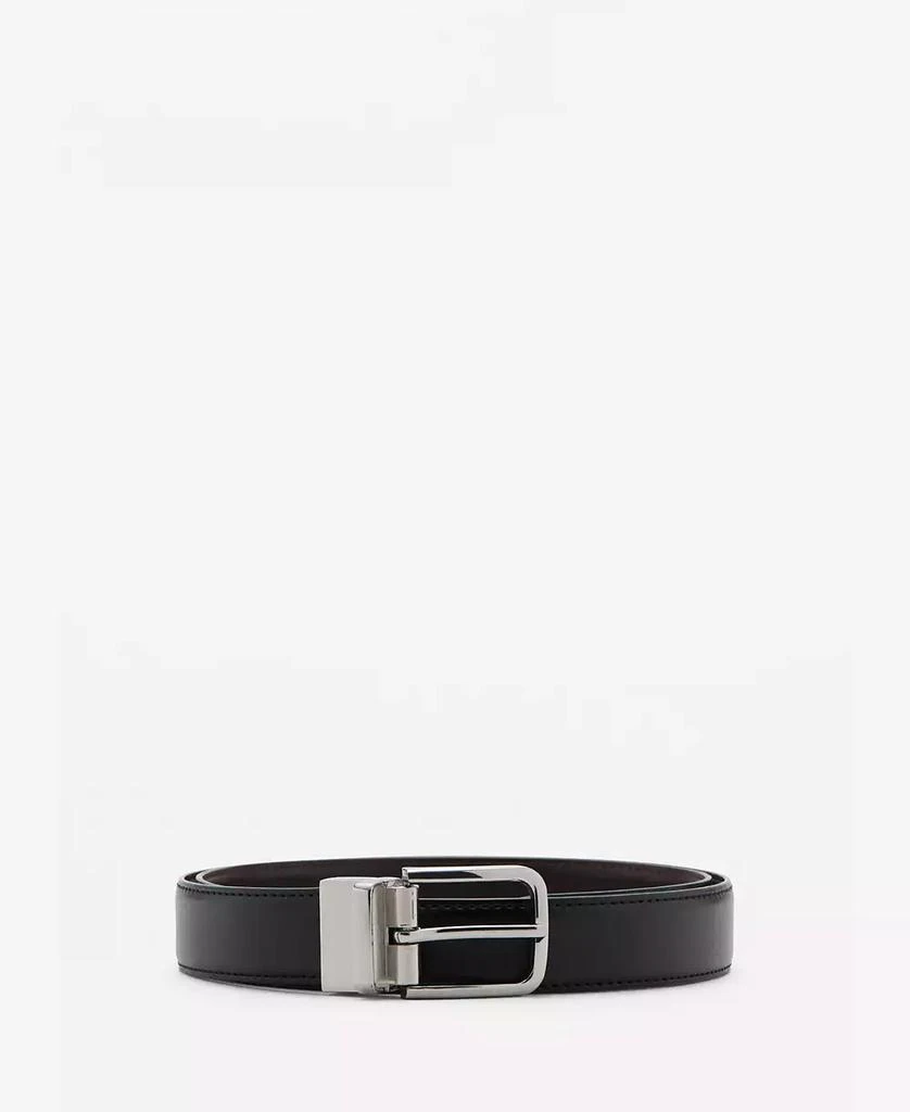 Mango Men
s Reversible Suit Leather Belt