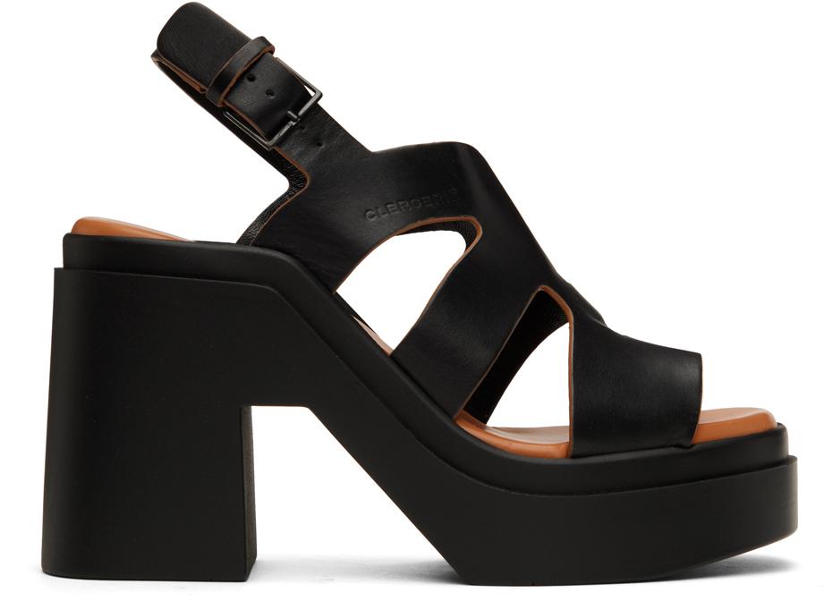 Clergerie Black Nateo Heeled Sandals