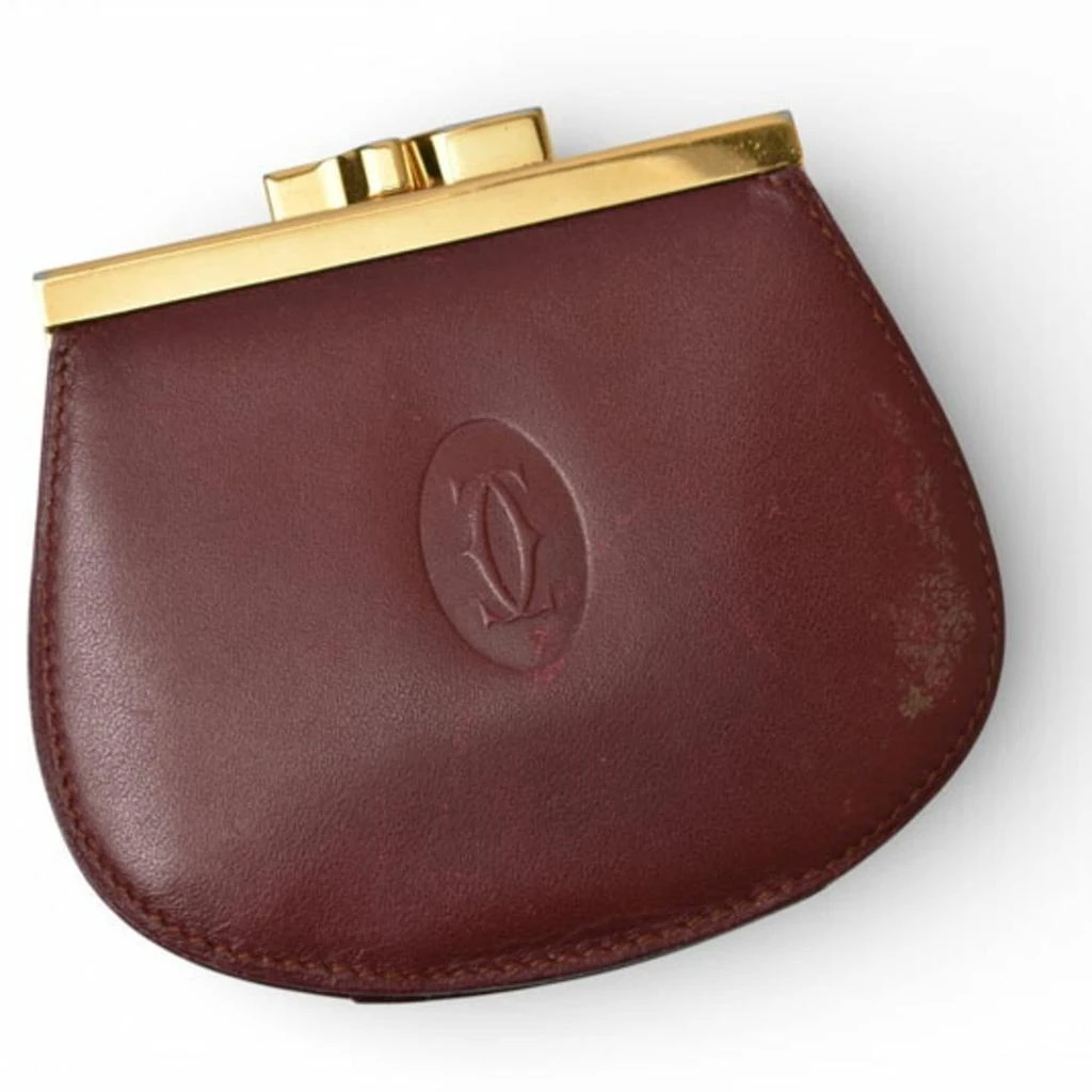 Cartier Cartier Must Leather Coin Purse/Coin Case (Pre-Owned) 2