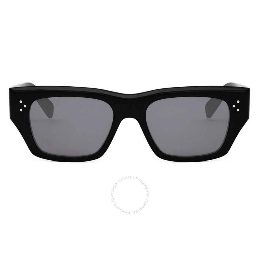 Celine 3 Dots Polarized Grey Square Ladies Sunglasses CL40297U 01D 53 1