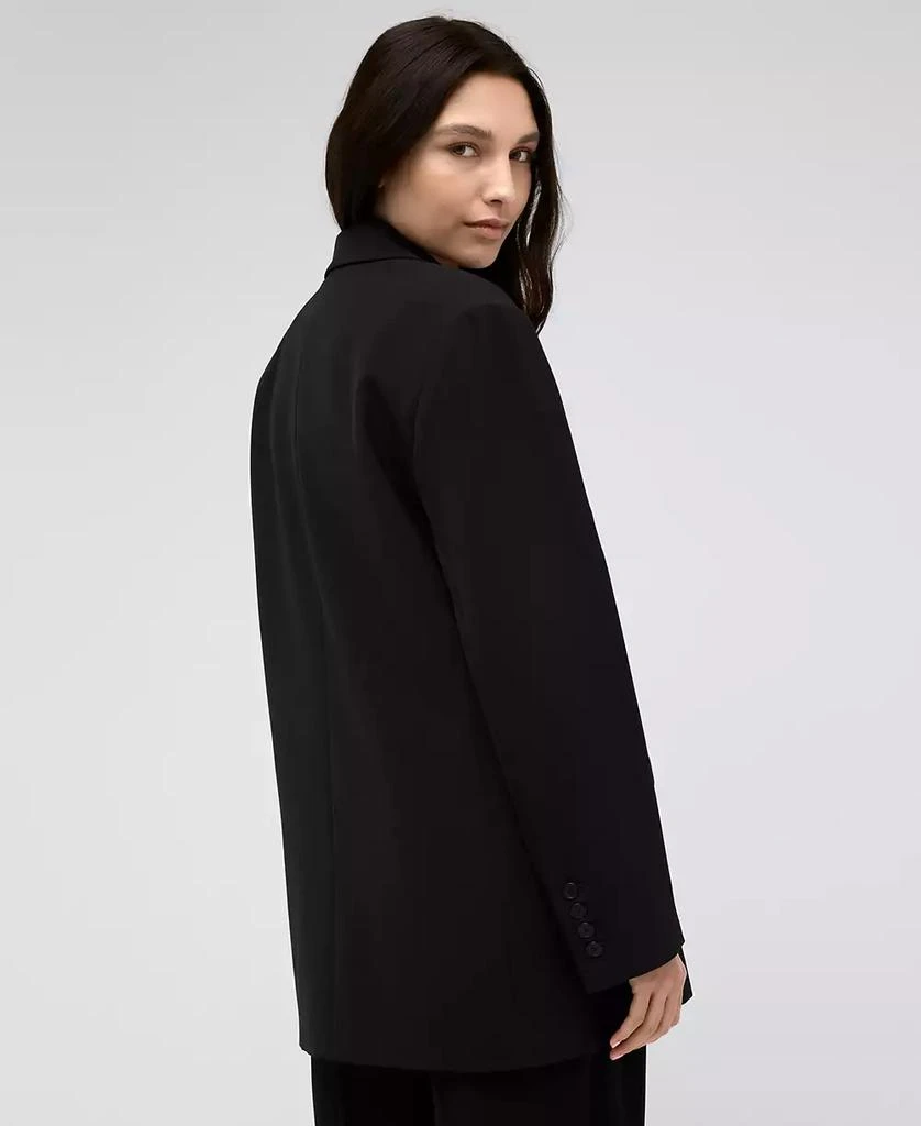 Kenneth Cole Women's Vision Twill Three-Button Boyfriend Jacket 7