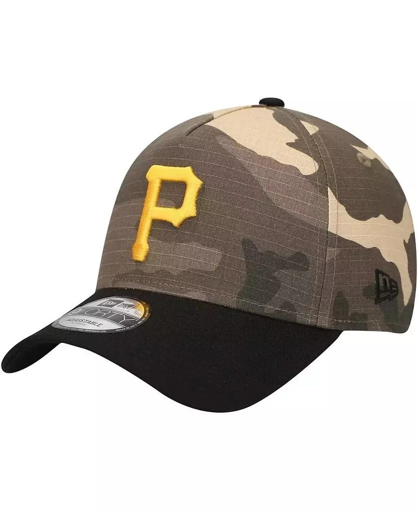 New Era Men's Pittsburgh Pirates Camo Crown A-Frame 9FORTY Adjustable Hat 3
