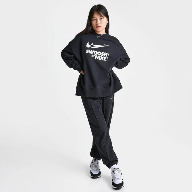NIKE Women's Nike Sportswear Swoosh Oversized Crewneck Sweatshirt 2