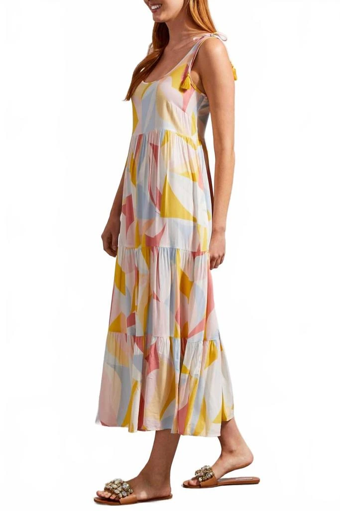 Tribal Tiered Maxi Dress In Yellovango 3