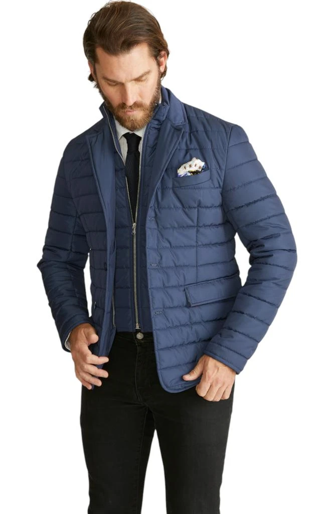 Robert Graham Men's Quilted Nylon Blazer With Bib Front 4