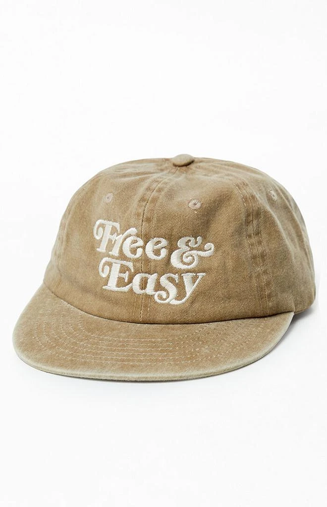 Free 
Easy Logo Washed Khaki Hat 3
