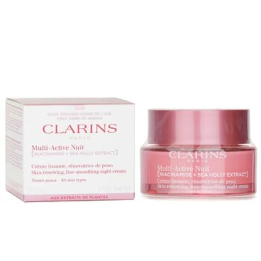 Clarins Multi-Active Nuit (Niacinamide + Sea Holly Extract) Skin Renewing Line-Smoothing Night Cream 1.7 oz Skin Care 3666057177651 2
