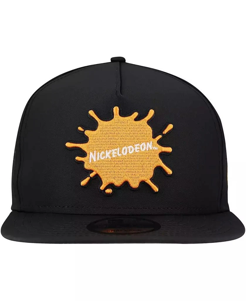 New Era Men's Black Nickelodeon Vented 9FIFTY Snapback Hat 4