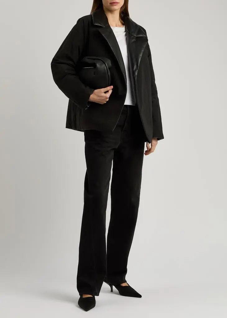 Arma Lara reversible padded leather jacket 4