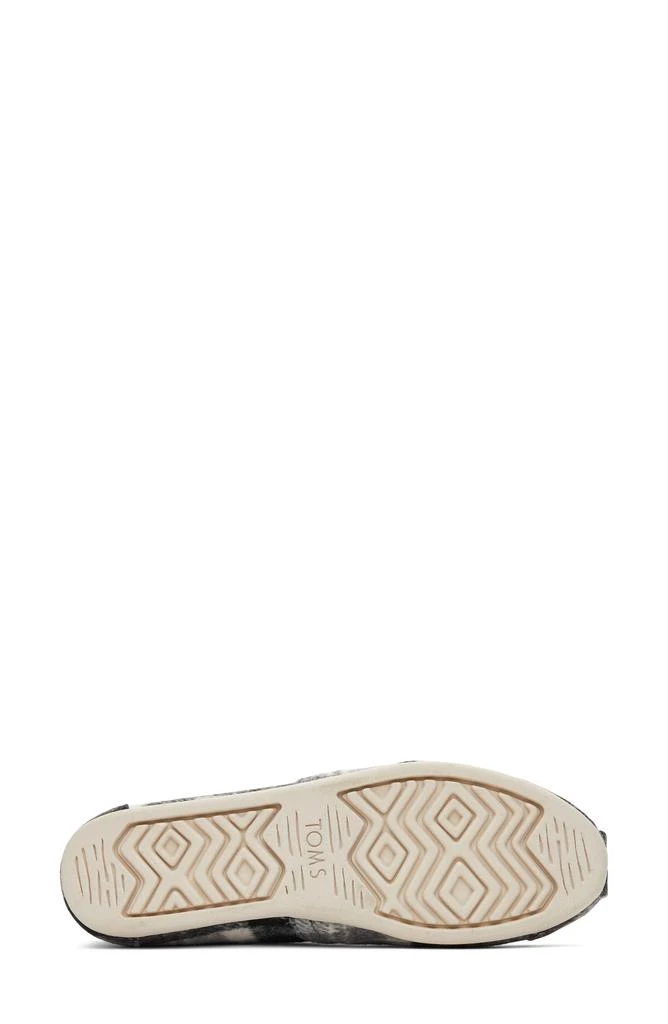 TOMS Alpargata Plaid Faux Fur Lined Slip-On 5