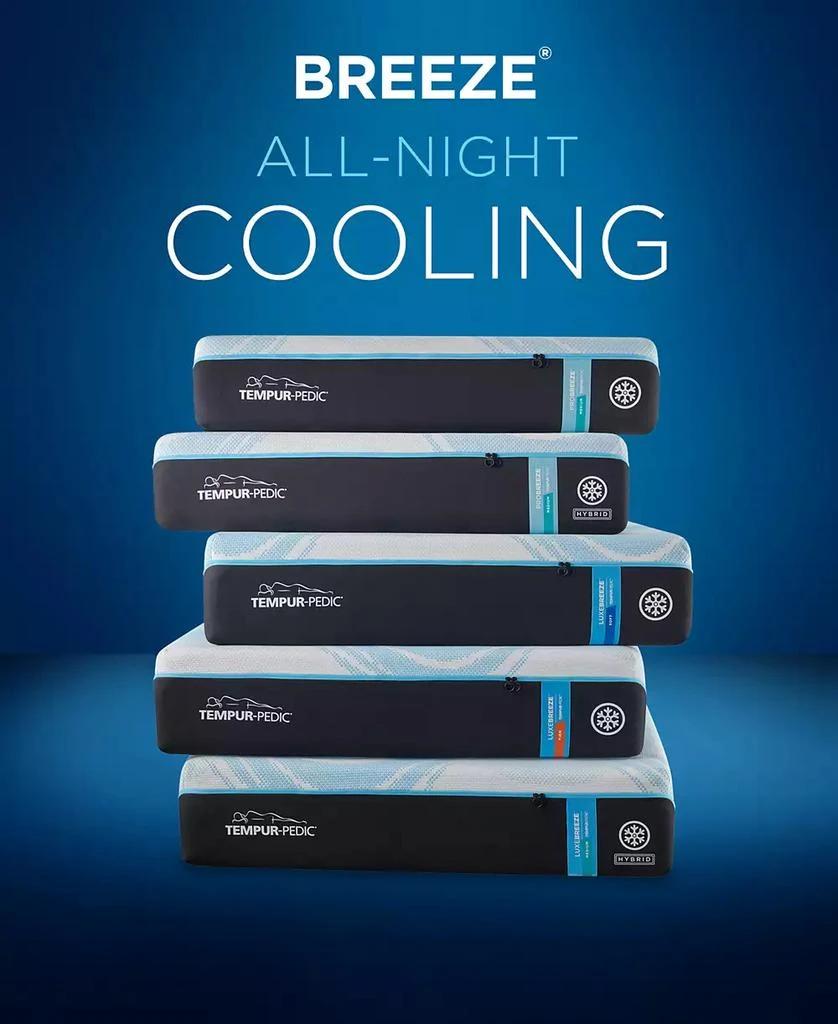 TEMPUR-PEDIC ProBreeze 12" Medium Hybrid Cooling Mattress Collection 7