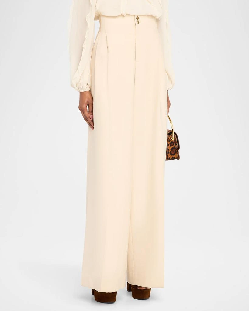 Zimmermann Hypnotic Straight Wool Pants 4