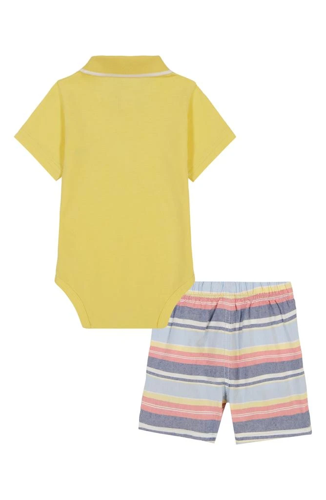 Nautica Polo Bodysuit & Stripe Woven Shorts Set 2