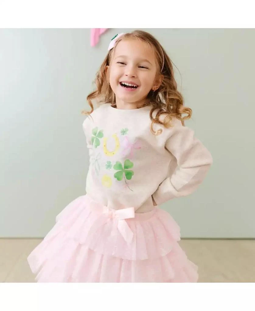 Sweet Wink Toddler Girls Sweet Shamrock St. Patrick
s Day Sweatshirt 2