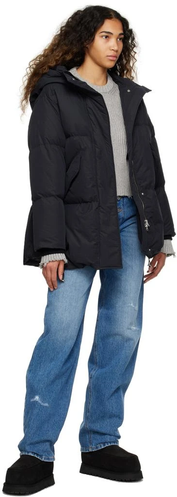 MM6 Black Quilted Down Jacket 4