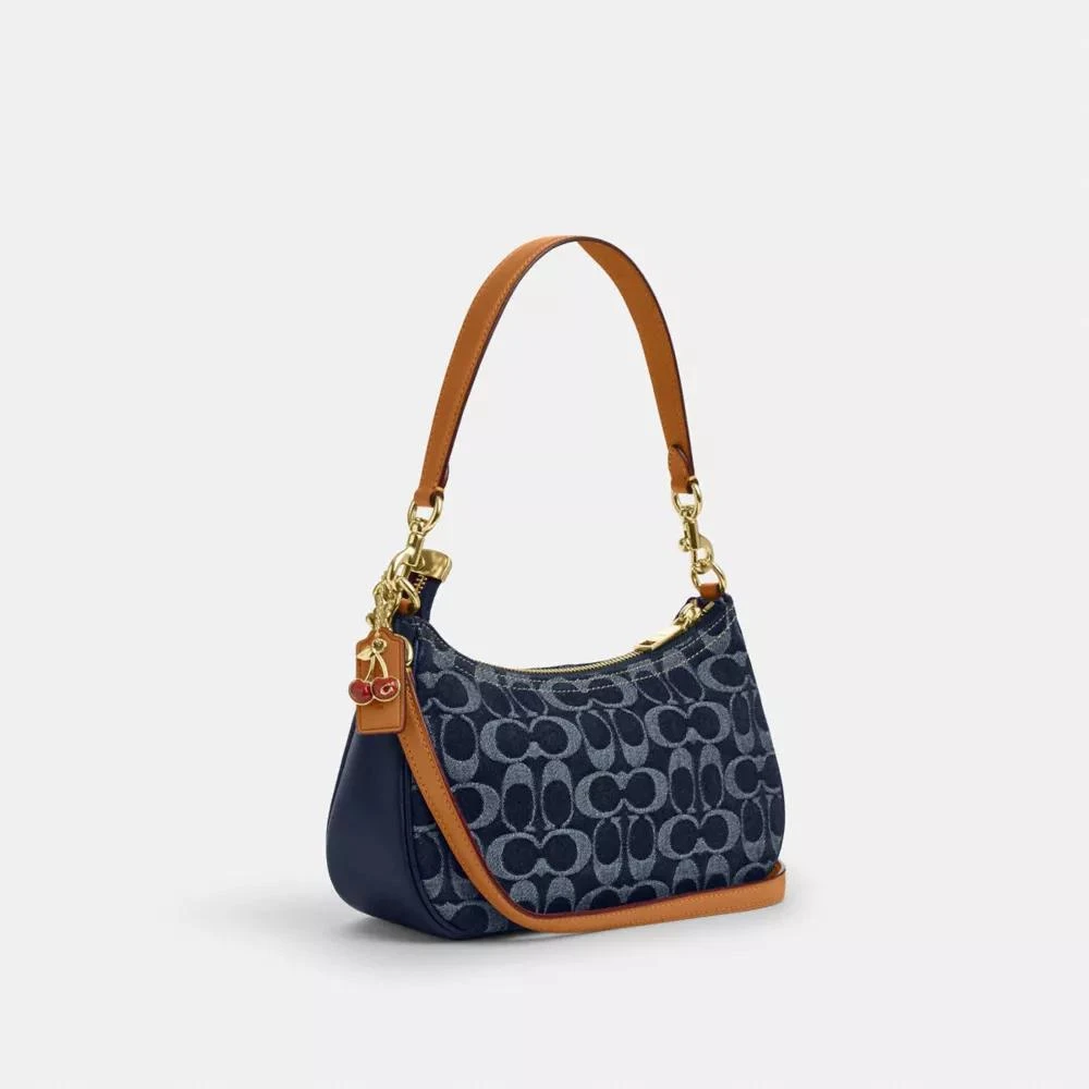Coach Teri Shoulder Bag In Signature Denim 4
