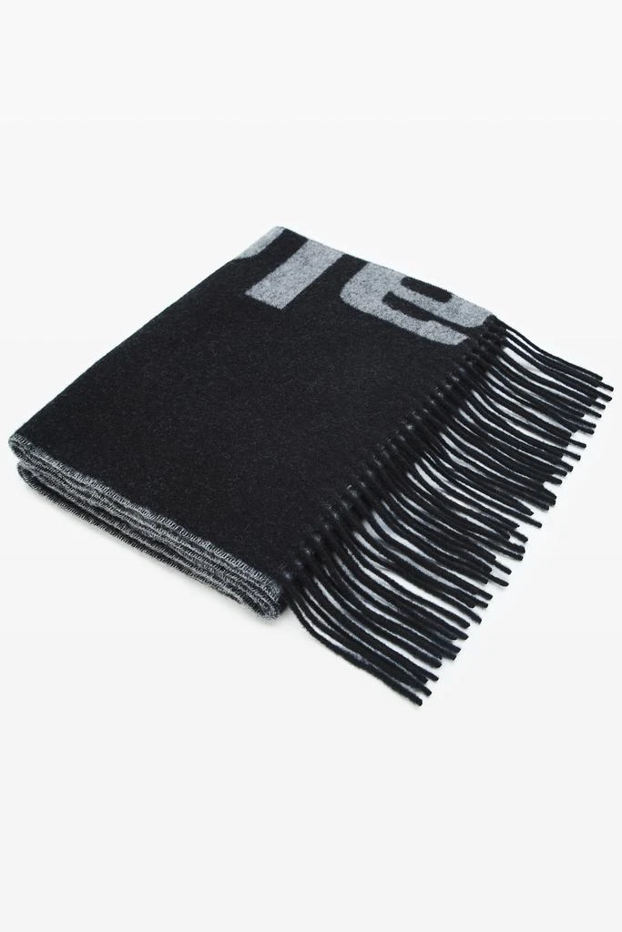 Alexander Wang Logo Jacquard Scarf in Wool Cashmere 1