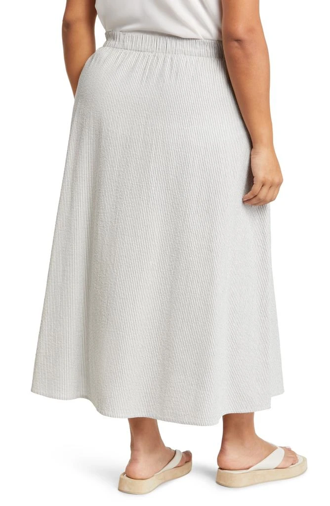Eileen Fisher Organic Cotton A-Line Skirt 2