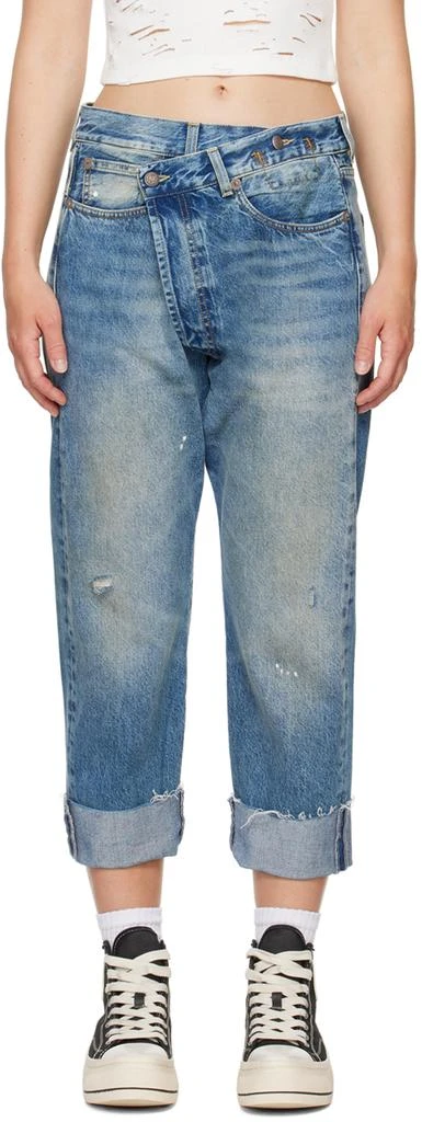 R13 Blue Crossover Jeans 1