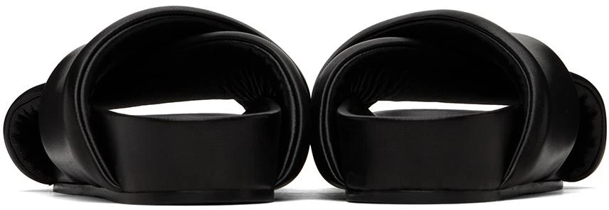 Jil Sander Black Padded Slides 2