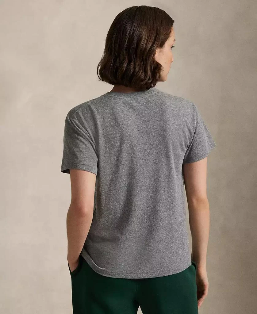 Ralph Lauren Women
s Logo Jersey Crewneck Tee 2