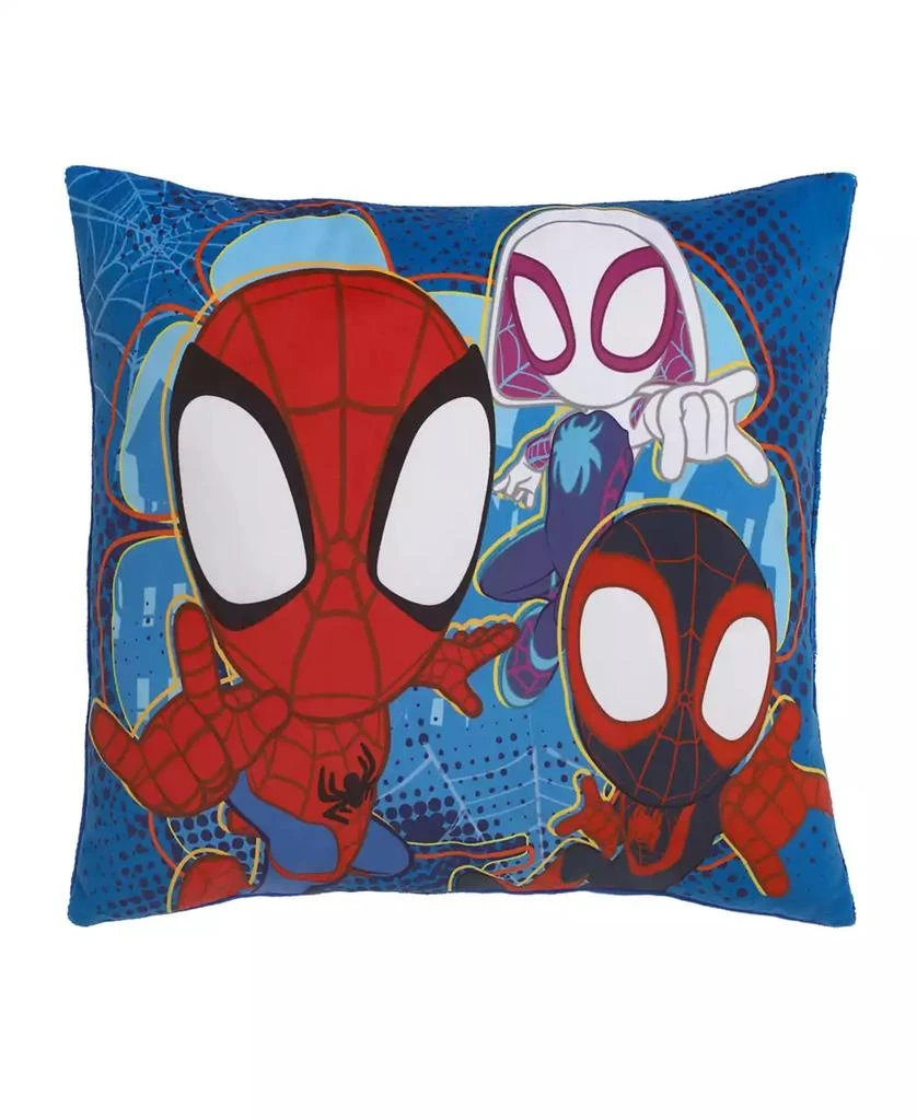 Marvel Marvel Spidey Team Toddler Decorative Pillow, 15" x 12" 1