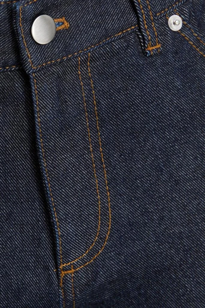 Tibi Cropped high-rise barrel-leg jeans 4