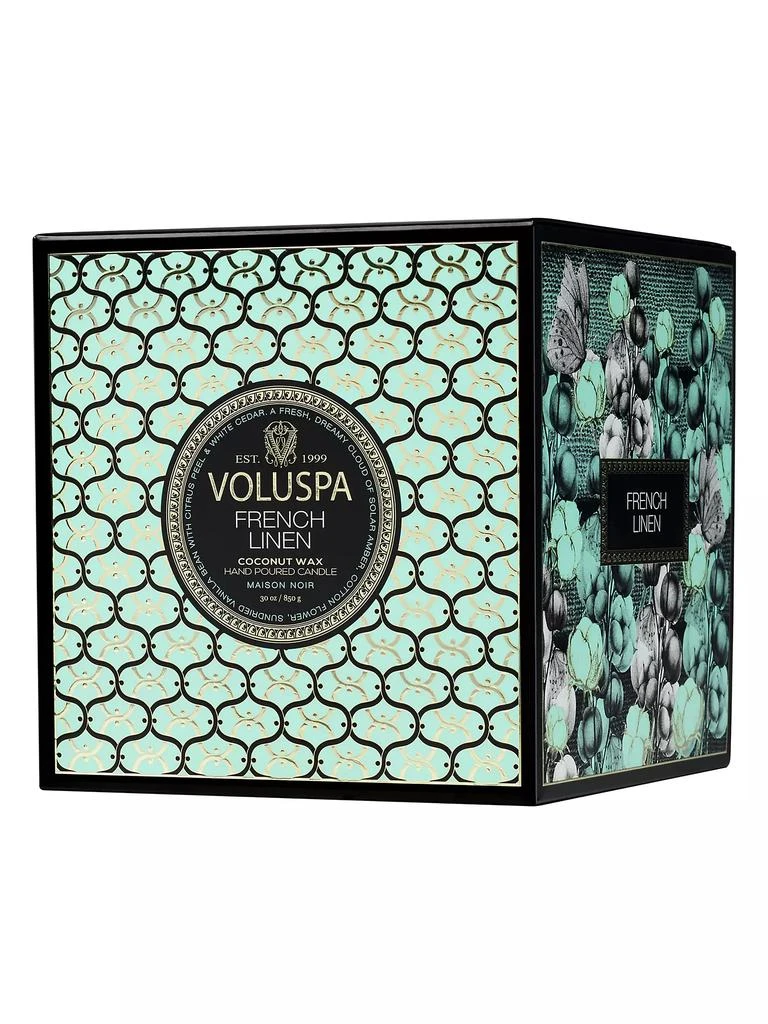 Voluspa French Linen Luxe Candle 3