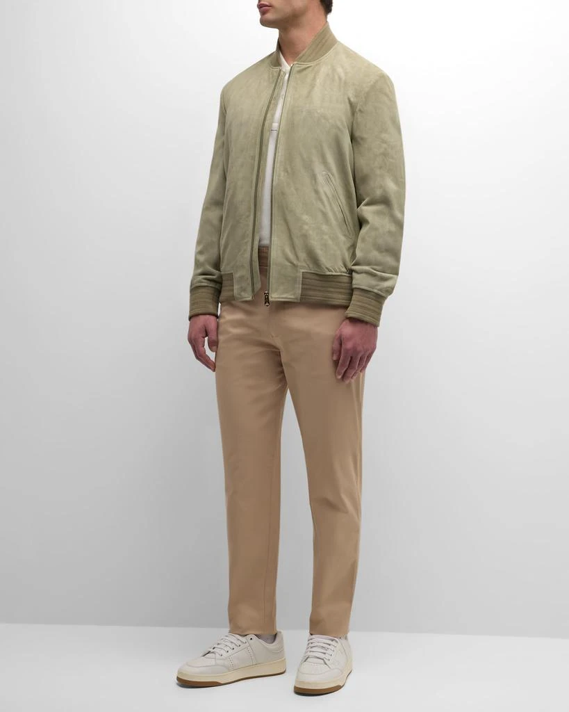 Paul Smith Men's Suede Full-Zip Bomber Jacket 2