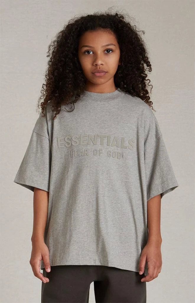 Essentials Essentials Dark Heather Oatmeal T-Shirt 1