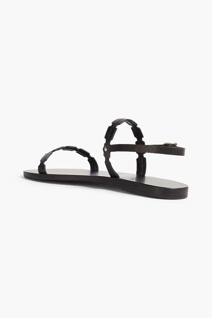 ANCIENT GREEK SANDALS Clio laser-cut leather slingback sandals 3