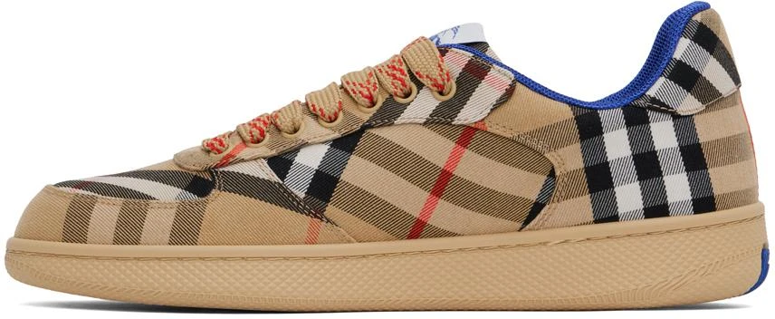 Burberry Tan Check Terrace Sneakers 3