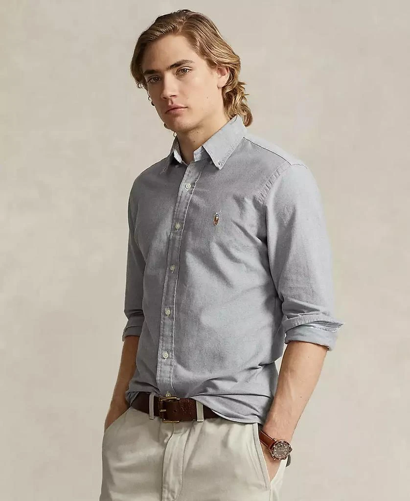 Ralph Lauren Men's Classic-Fit Plaid Oxford Shirt 1
