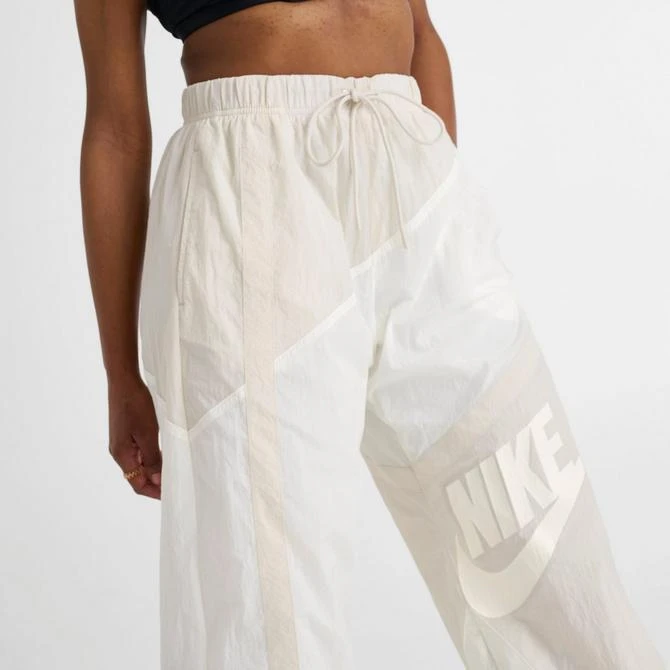 NIKE Women's Nike Sportswear Street Mid-Rise Loose Woven Open-Hem Pants 9