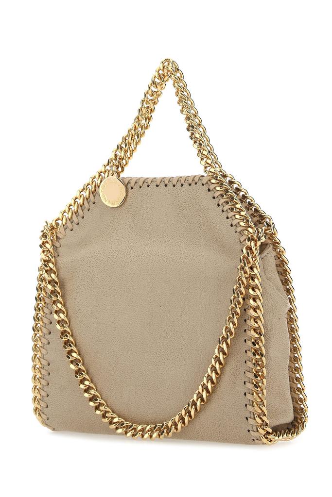 Stella McCartney Sand shaggy deer micro Falabella handbag