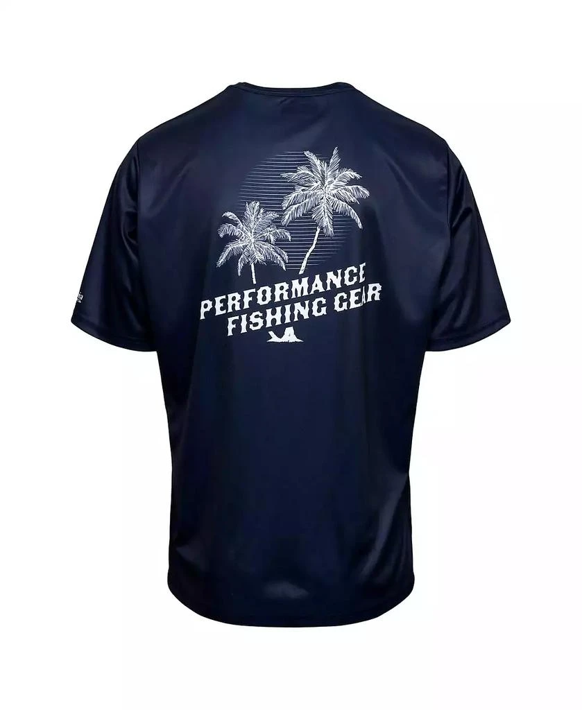Columbia Men's Navy Dallas Cowboys Terminal Tackle Performance Fishing Omni-Shade T-Shirt 3