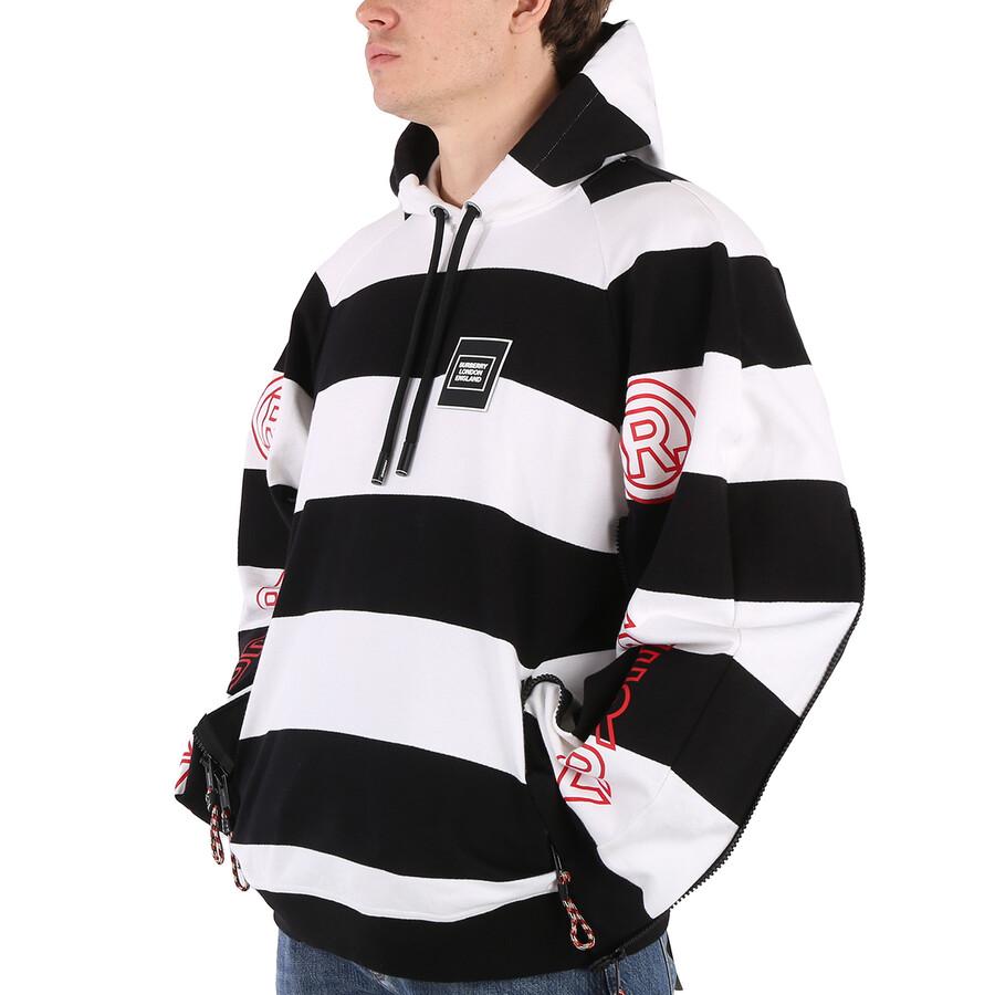 トップス burberry black label border knit hoodie Sweatshirt Burberry Wool Half Zip Hooded Knit 8075887-A1189