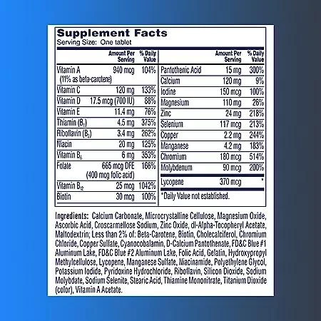 One A Day One A Day Men's 50+ Healthy Advantage Multivitamin Tablets, 300 ct. 5