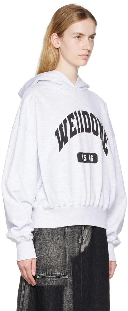 We11done Gray Printed Hoodie 2