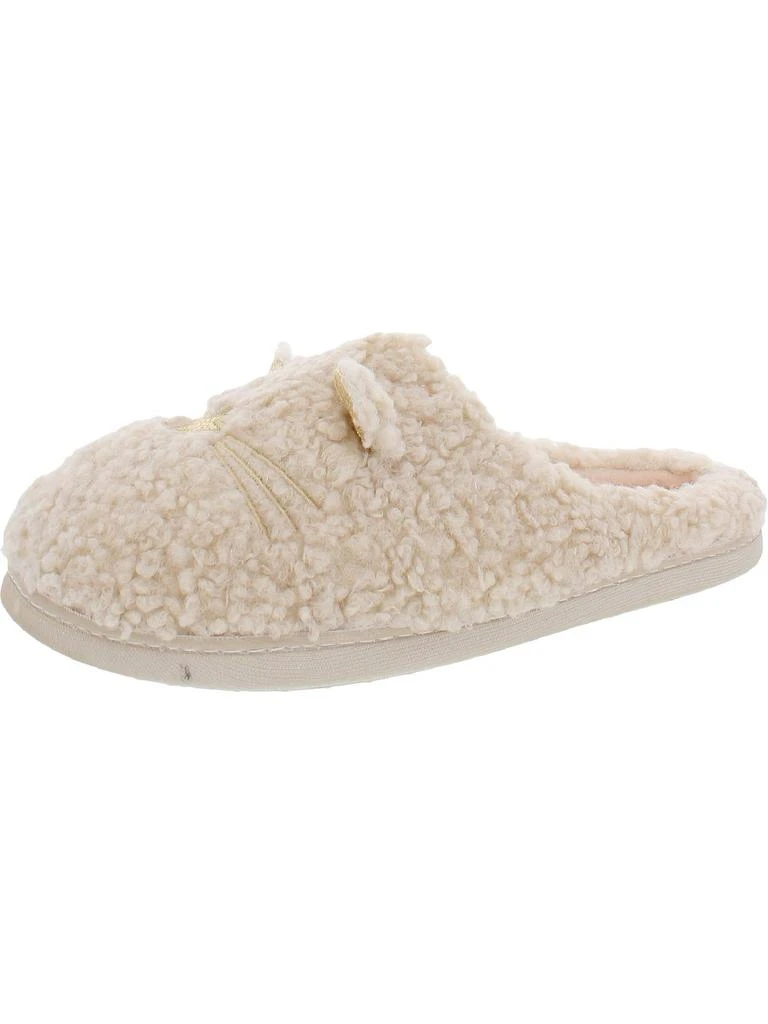 Kensie Critter Clog Slippers Womens Faux Fur Memory Foam Slippers Slide Slippers 1