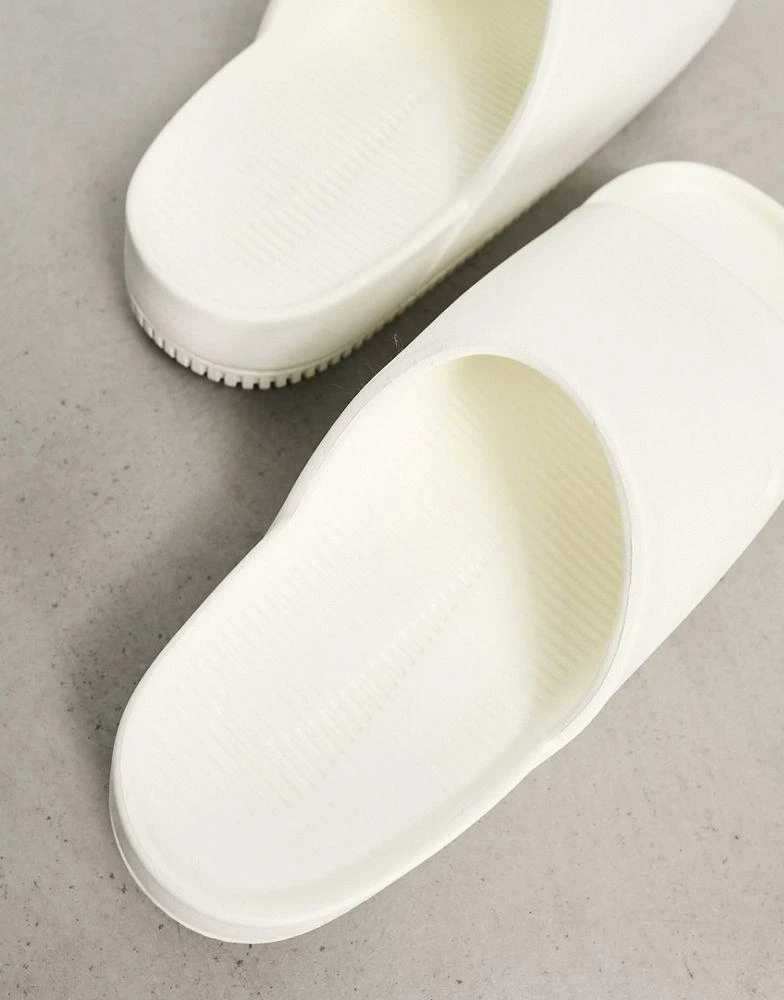 NIKE Nike Calm sliders in white 3