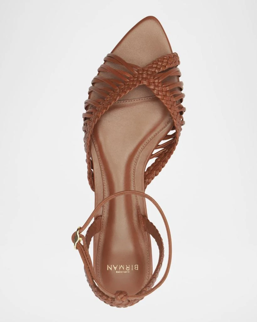 Alexandre Birman Agatha Leather Flat Sandals 5
