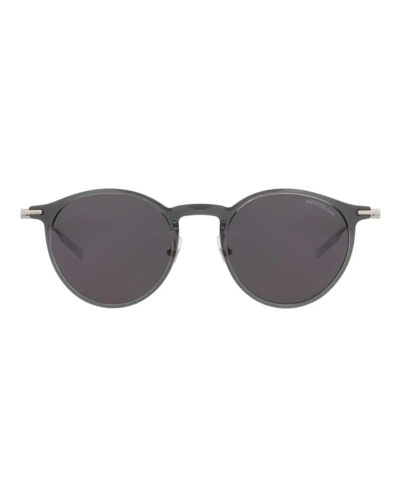 MontBlanc Round-Frame Injection Sunglasses 1