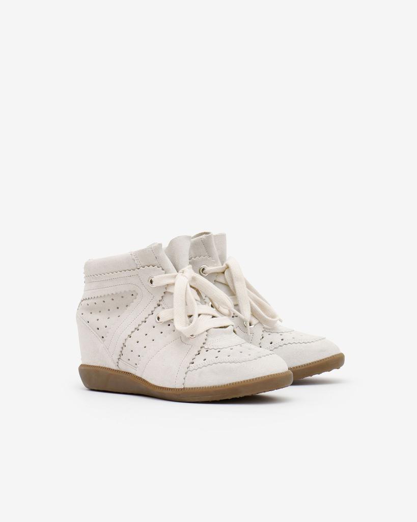 Isabel Marant ISABEL MARANT, BOBBY SUEDE SNEAKERS - Women - White - 35