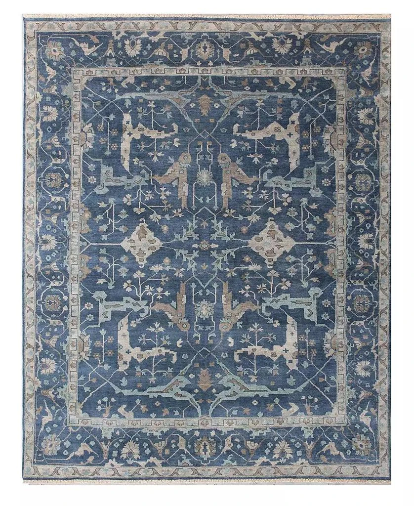 Exquisite Rugs Antique Weave Oushak ER3422 6' x 9' Area Rug 1
