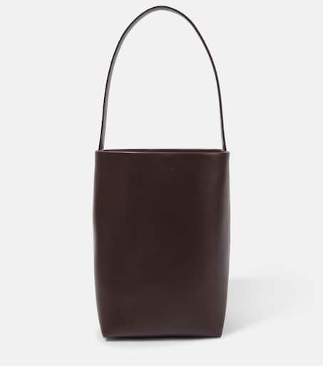 The Row Park N/S Medium leather tote bag - Tote Bags - Free