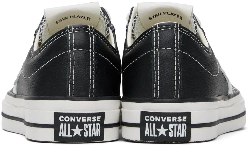 Converse Black Star Player 76 Fall Leather Sneakers 2