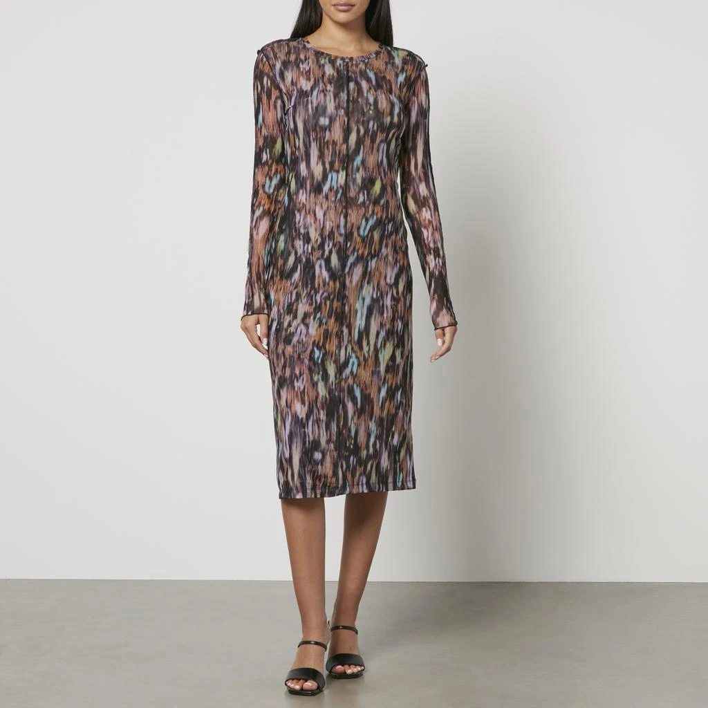 Paul Smith Printed Mesh Midi Dress 1