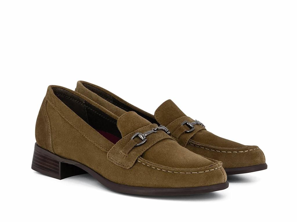 Munro Women's Gryffin Shoes In Toasted Sesame Suede