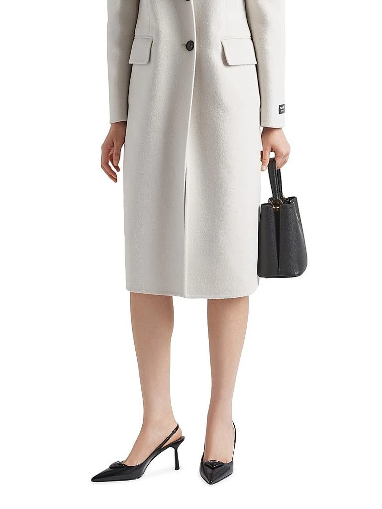 Prada Brushed Leather Slingback Pumps 2